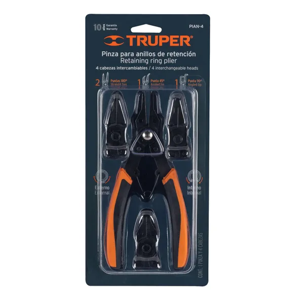 Pinza p/anillos PIAN-4 truper