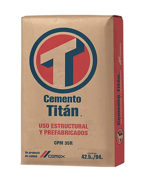 Cemento gris titan estructural y prefabricado