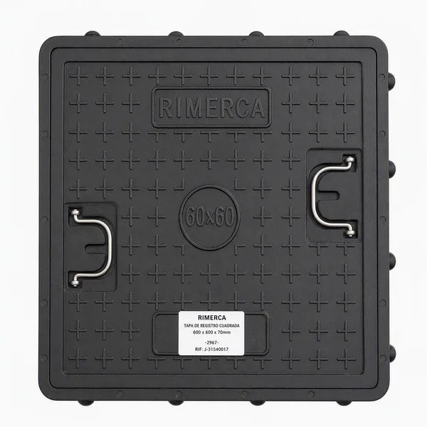 Tapa P/registro en Fibra 60cm X 60cm X 6cm Rimerca