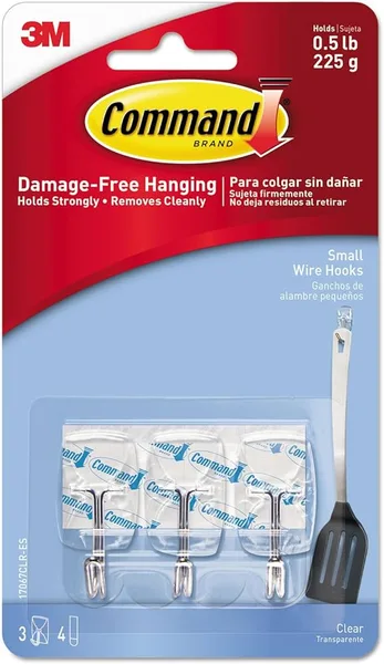 Gancho P/colgar 3M Clear Punta metal 3/1
