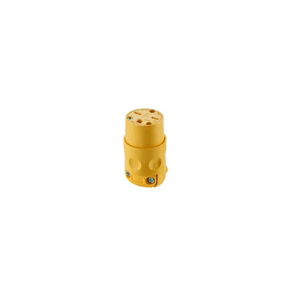 Toma cte p/ext 220v 15A 615cv amarillo Leviton