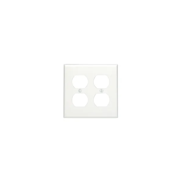 Tapa plast 4x4 p/2-tc leviton blanca 88016-w