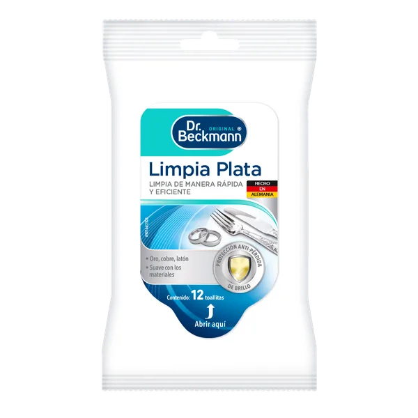 Toallitas Limpia Plata DR.Beckmann 12/1