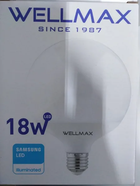 Bombillo Led 18w t-globo 6500k Wellmax