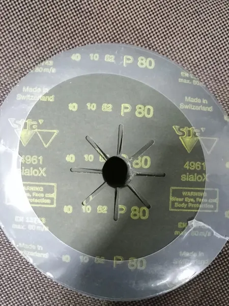 Disco D/Lija #80 sialox 7" C/E