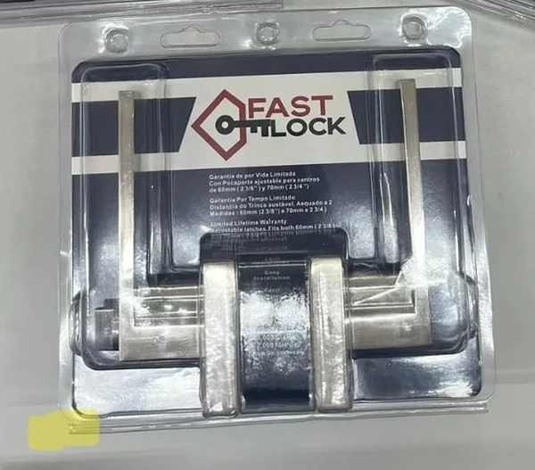 Cerradura de manilla cuad niq s/llave Fast lock