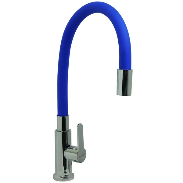 Grifo individual para Fregadero cuello Flexible Azul Griven