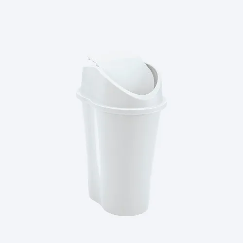 Papelera 10L t/vaiven blanco rimax