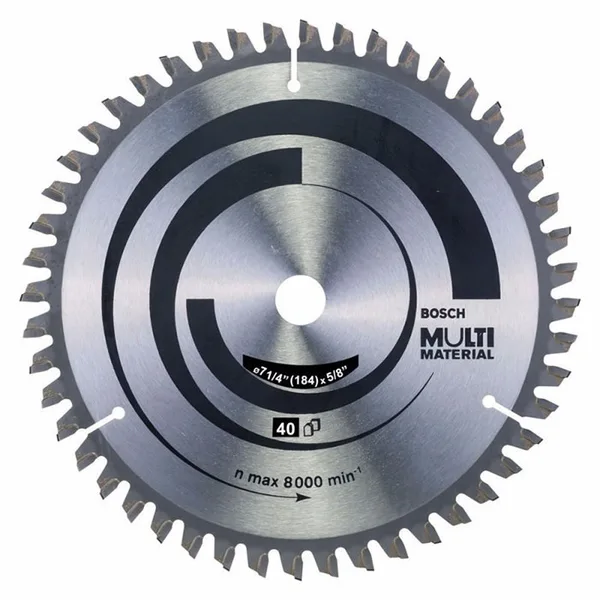 Disco p/sierra bosch 7 1/4"40t mult material