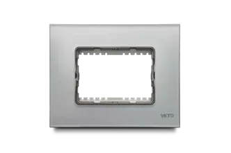 Tapa cristal p/toma cte-int blanca plu60019 plura veto