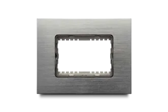 Tapa aluminio p/toma cte-int plata plu60033 plura veto
