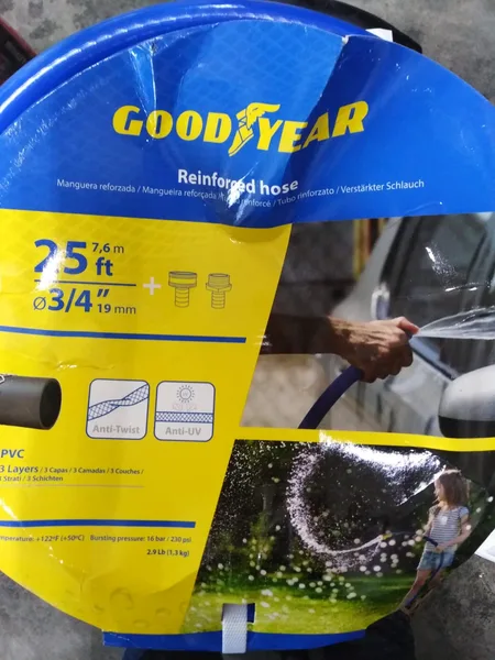 Manguera Goodyear 3/4x25 Reforz p/jardin