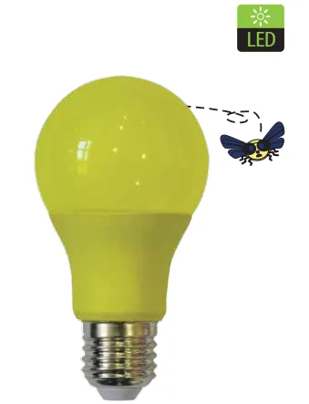 Bombillo Led 9w anti-insecto 2400k westinghouse