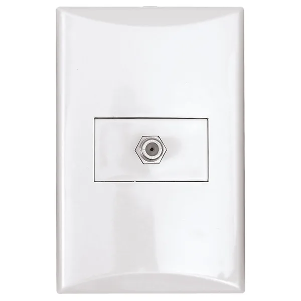 Toma coaxial blanca 1007-w eagle