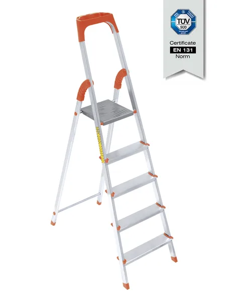 Escalera D/aluminio 4+1 sarayli