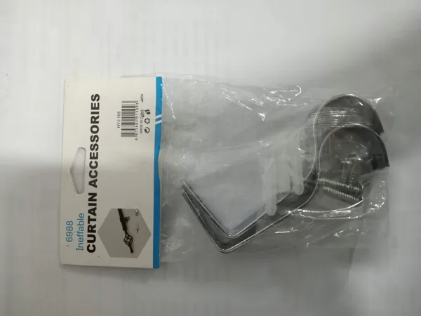 Gancho p/barra cortina 2pcs 6988 HYJ-109