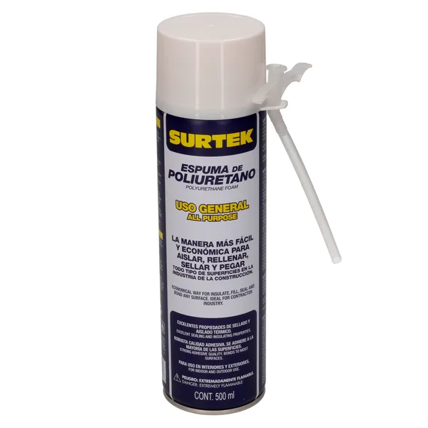 Espuma expansiva poliuretano 500ml 113521 Surtek