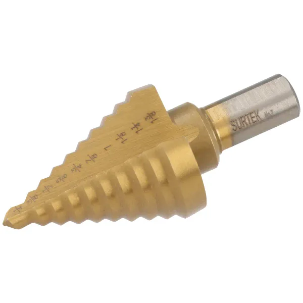 Barrena escalonada hss 1/4 a 1-3/8" 119374 surtek