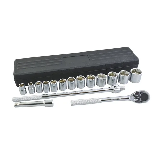 Chicharra + cubo mecanico 1/2" 17pcs 140443 Foy