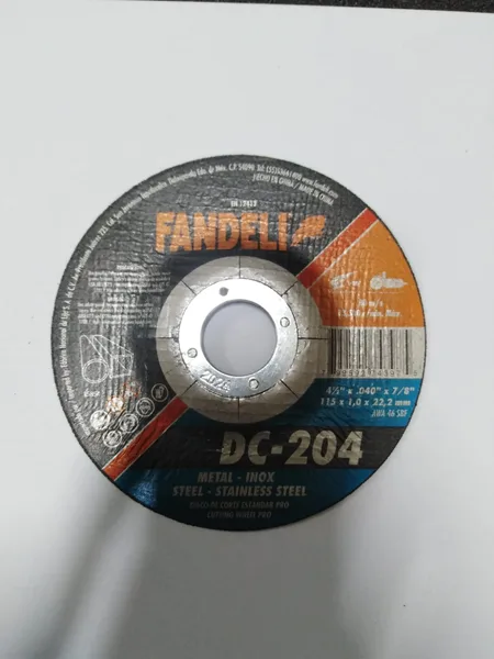 Disco p/corte metal-inox 4.5X.040X7/8"DC-204 c-h fandeli