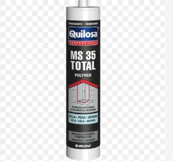 Ms 35 total sellador - pega transparente 280ml quilosa