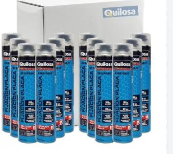 Adhesivo en espuma fijacion placa 830ml quilosa