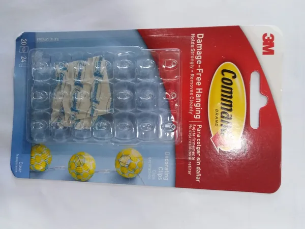 Gancho P/colgar 3M Clear 20/1