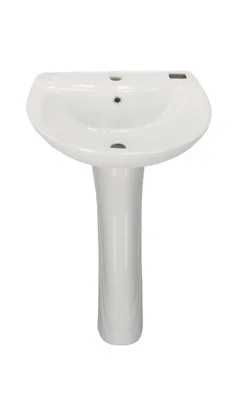 Lavamano coco cb-4426 blanco 1h c/pedestal