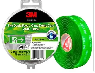 Cinta Doble Cara 3M Clear 3/4" X 5Mt VHB