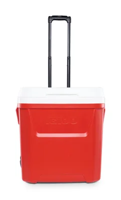Nevera d/playa 60qt/56L c/rueda roja Igloo