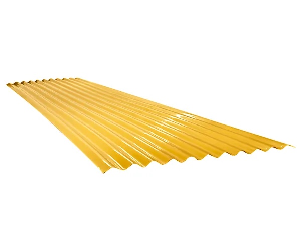 Fibraforte 1.84mt x 0.84mt amarillo ambar traslucido
