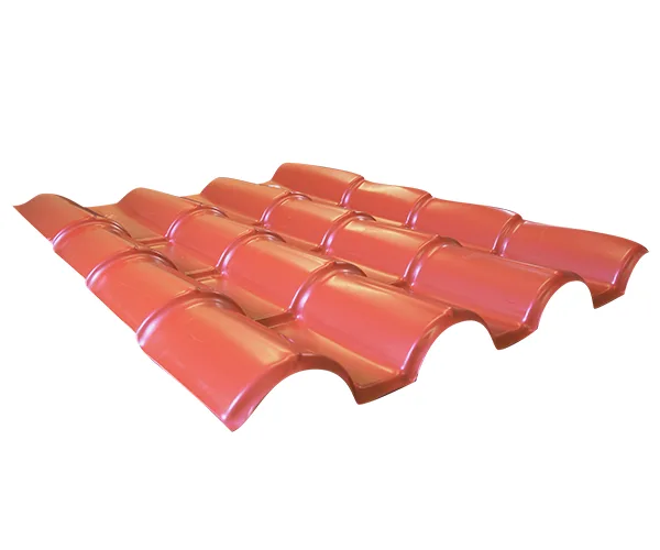 Fibraforte teja 1.15m x 0.76m rojo opaco