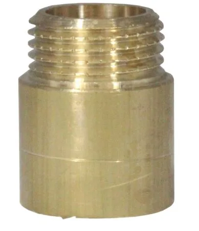 Niple ext p/llave mezcl bronce m-h 1/2x20mm