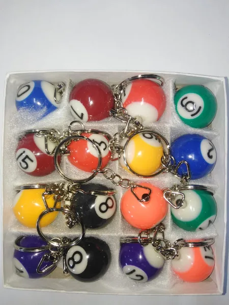 Llavero T/bola Billar Pequeno 2.5cm