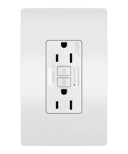 Toma cte doble GFCI 15A 125v radiant Legrand