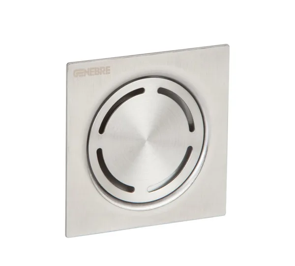 Rejilla P/Piso Inox push 10x10cm 21005 Genebre