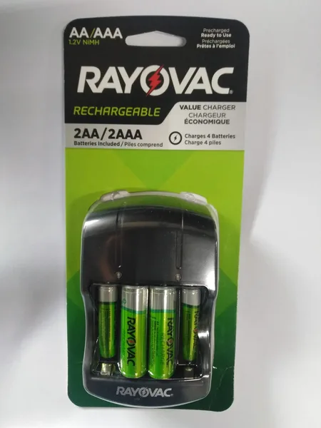 Cargador D/pila (AA/AAA) C/Pilas Rayovac