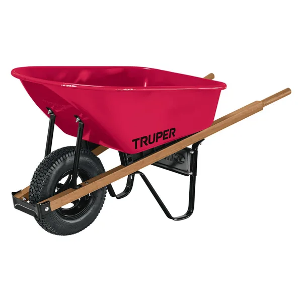 Carretilla Truper G.aire M-madera cat-60 roja