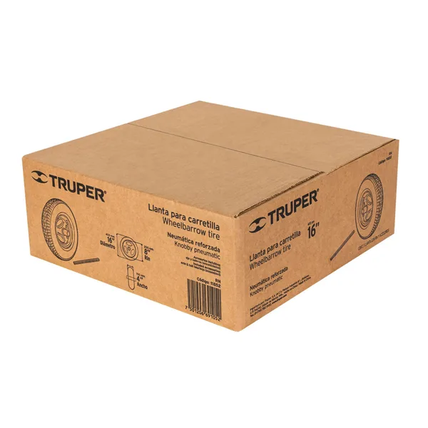 Rueda P/carretilla 16" Aire 400mm Truper