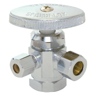 Llave Codo Ez-flo Doble 3/8X3/8X3/8"