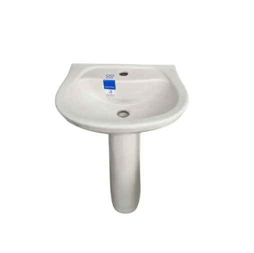 Lavamano Acuacer Blanco 1H c/pedestal