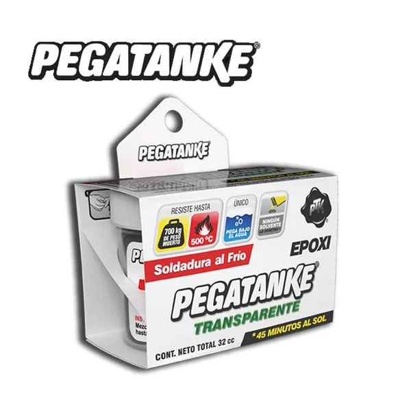 Pegamento Epoxi transparente Pegatanke