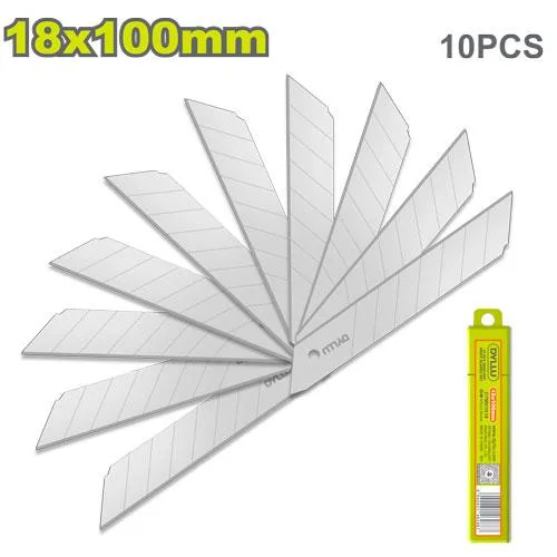 Repuesto p/cuchilla multiple 10pcs 18x100mm dtmk1k18 dyllu