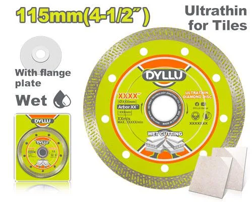 Disco p/corte 4-1/2" ultra fino diamantado dtdc4k02 dyllu