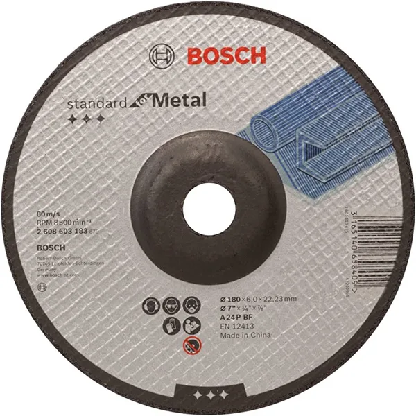 Disco P/Pulir Metal 7x1/4 bosch