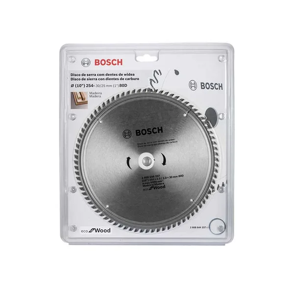 Disco p/sierra bosch 10" 80d multimaterial