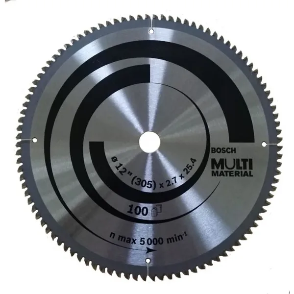 Disco p/sierra bosch 12" 100d multimaterial