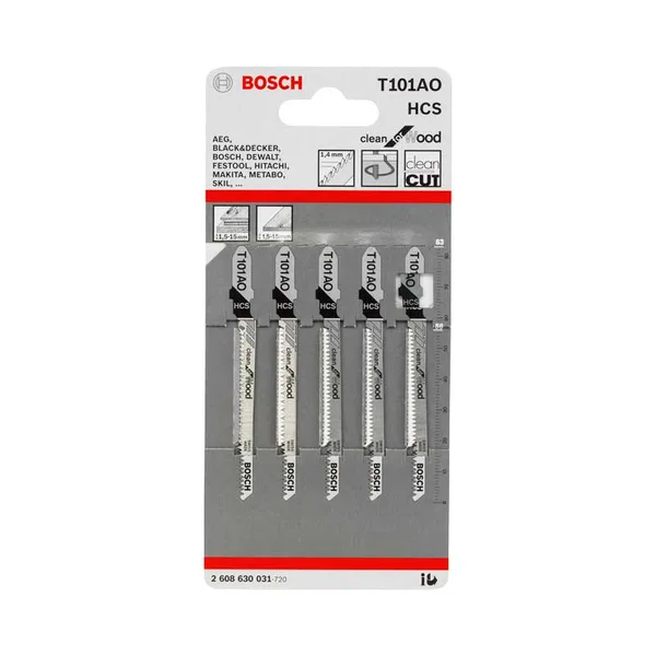 Cuchilla p/caladora bosch t101ao