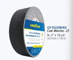 Cinta Antideslizante 2"x18mts negra GY10220HAS goodyear