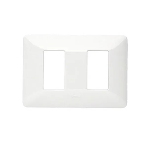 Placa 2 Modulos bticino matix Blca